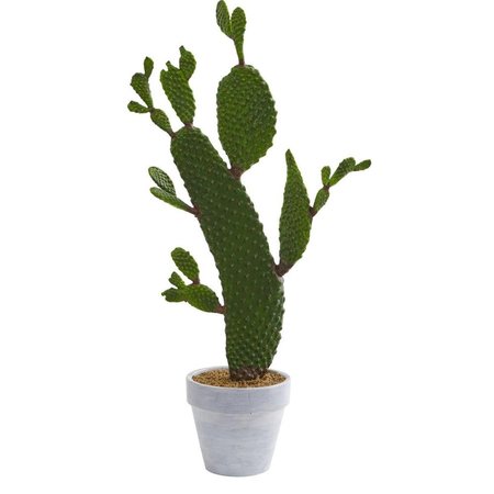 NEARLY NATURALS 27 in. Cactus Artificial Plant 4337